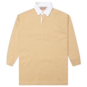 FEAR OF GOD ESSENTIALS boys size 8 fits boys 10-12 
KID'S RUGBY - SAND